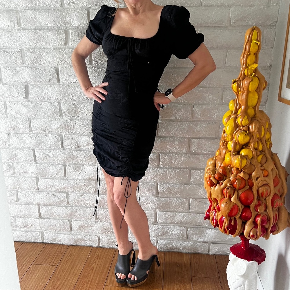 Skylar + Madison Black Mini Dress Size Large